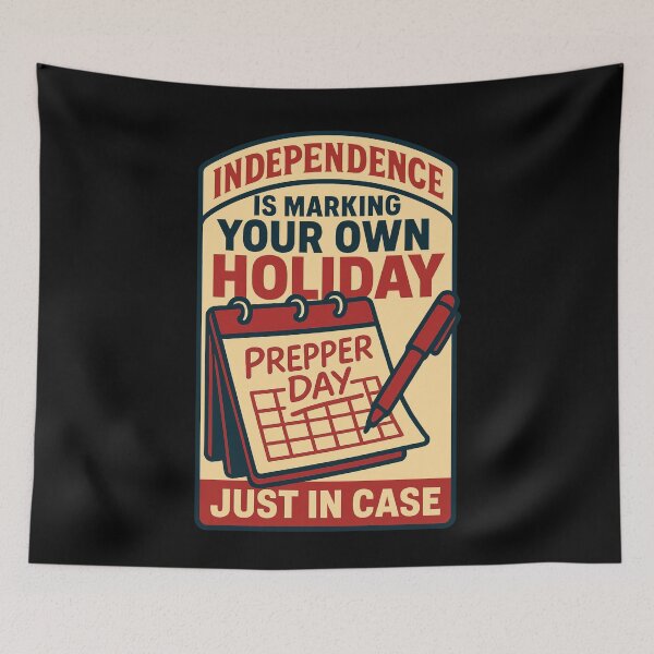 Item preview, Independence Is Marking Your Own Holiday Prepper designed and sold by LuminOrb.