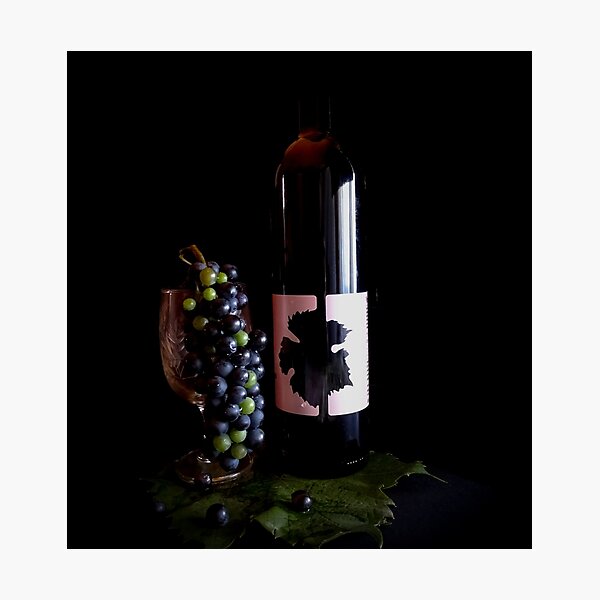 Item preview, Wine and Grapes in Autumn Light designed and sold by tothkataphoto.