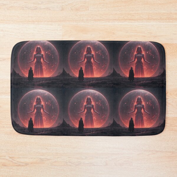 Item preview, Dark Vader Faces Cosmic Goddess Red Woman Planet designed and sold by ART ATTACK ZONE.