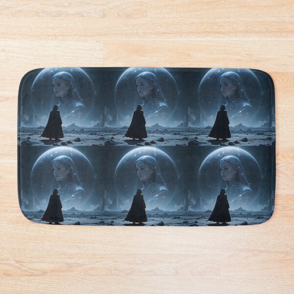 Item preview, Blue Vader Faces Cosmic Goddess Woman Planet designed and sold by ART ATTACK ZONE.