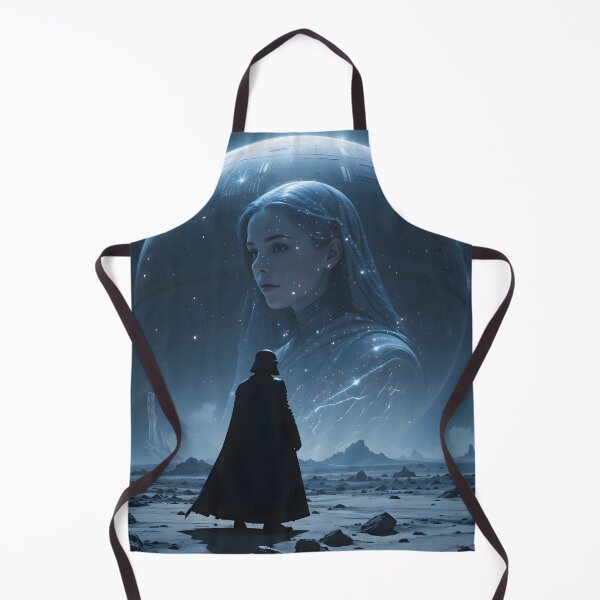 Item preview, Blue Vader Faces Cosmic Goddess Woman Planet designed and sold by ART ATTACK ZONE.