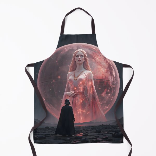 Item preview, Darth Vader Faces Cosmic Goddess Woman Planet Art designed and sold by ART ATTACK ZONE.