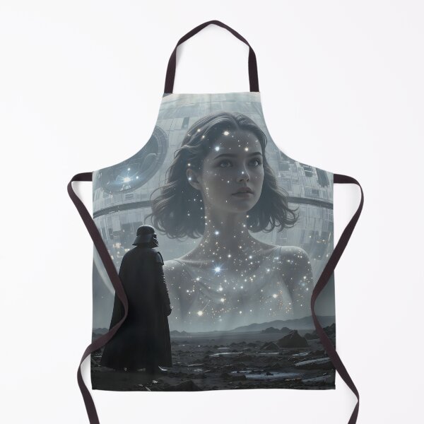 Item preview, R2 D2 Vader Faces Cosmic Goddess Woman Planet designed and sold by ART ATTACK ZONE.