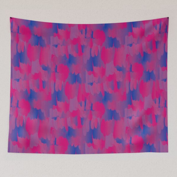 Item preview, Bi Flag Brushstroke Print designed and sold by Kentish Floridian.