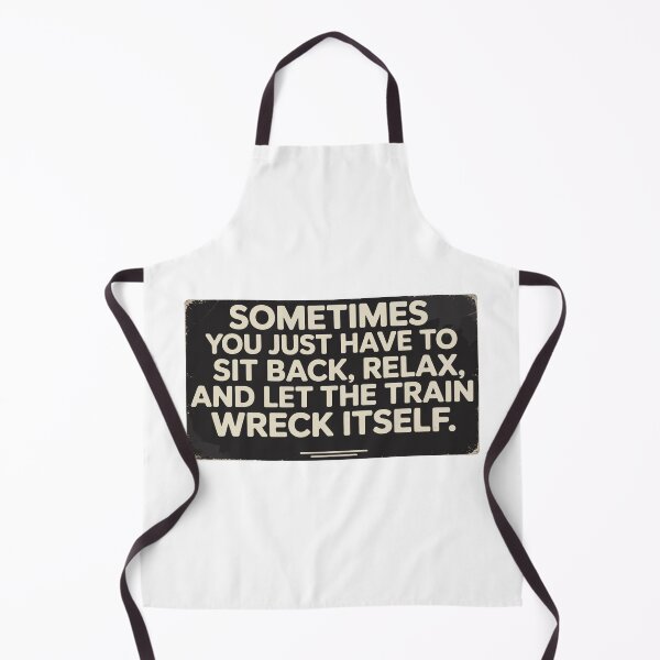 Item preview, Let The Train Wreck Itself designed and sold by Angry Swan Designs.