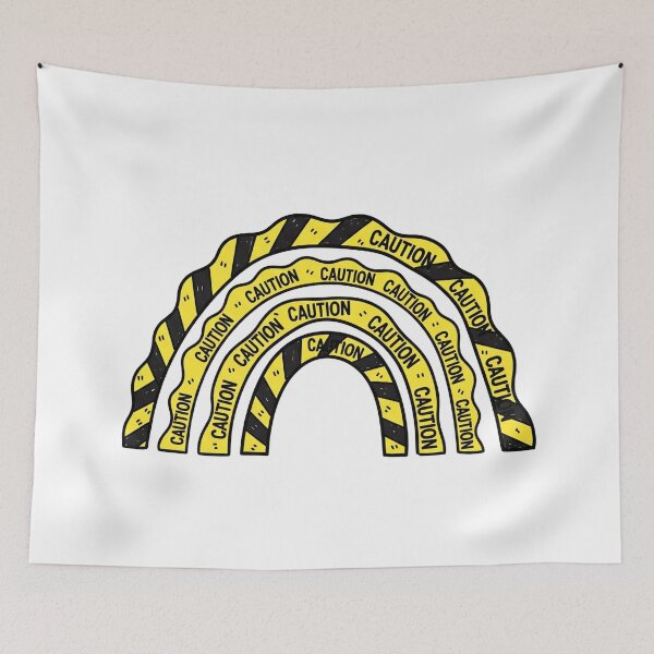 Item preview, Caution Rainbow Hazard Tape designed and sold by Owcomm.