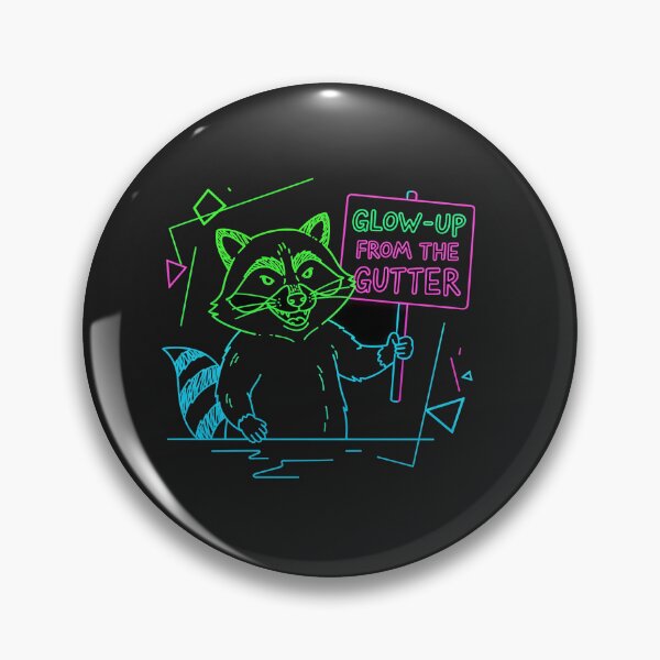 Item preview, Glow-Up From The Gutter Raccoon designed and sold by Owcomm.