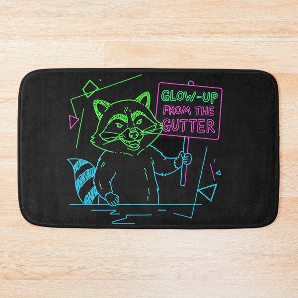 Item preview, Glow-Up From The Gutter Raccoon designed and sold by Owcomm.