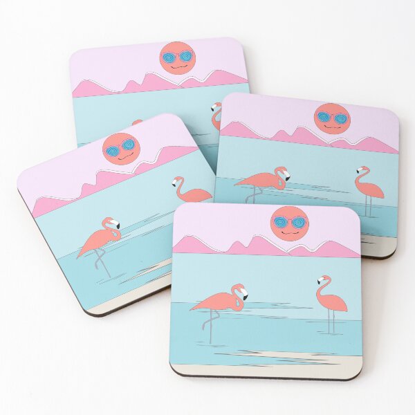 Item preview, Flamingos sunbath by aboutthesea designed and sold by aboutthesea.