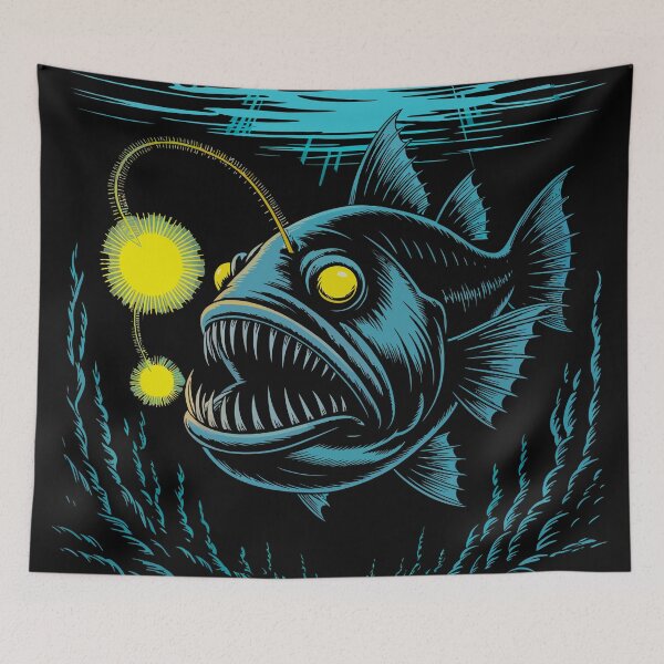 Item preview, Anglerfish designed and sold by Angry Swan Designs.