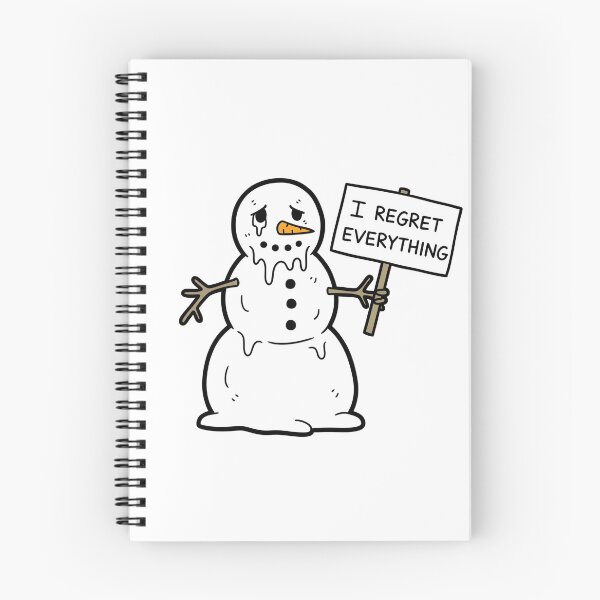 Item preview, I Regret Everything Snowman designed and sold by Owcomm.