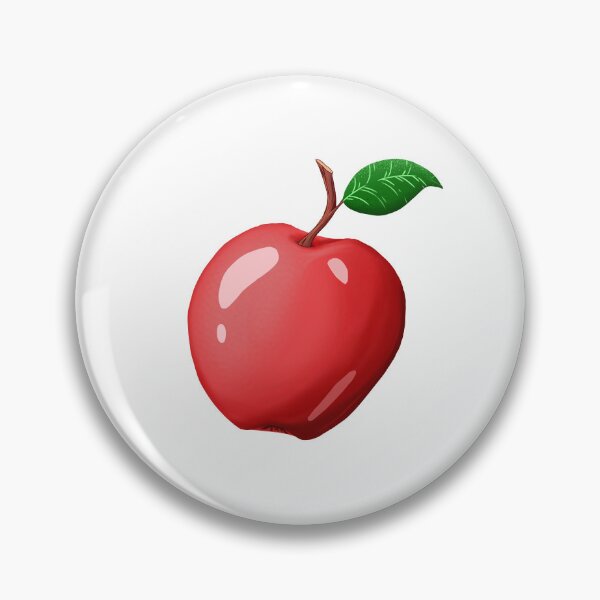Item preview, Red apple with leaf designed and sold by MilediVinter.