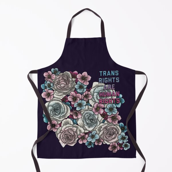 Item preview, Trans Rights are Human Rights Roses and Cherries designed and sold by Art by Veya.