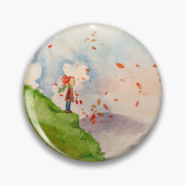 Item preview, Girl on the edge of the mountain designed and sold by olenafomina.