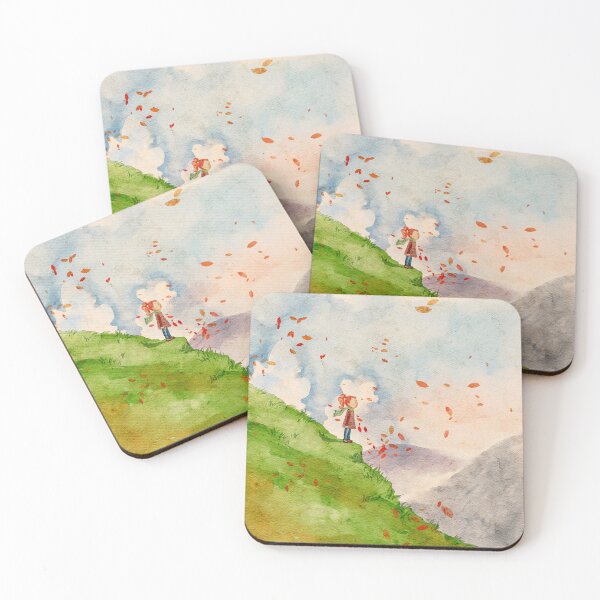 Item preview, Girl on the edge of the mountain designed and sold by olenafomina.