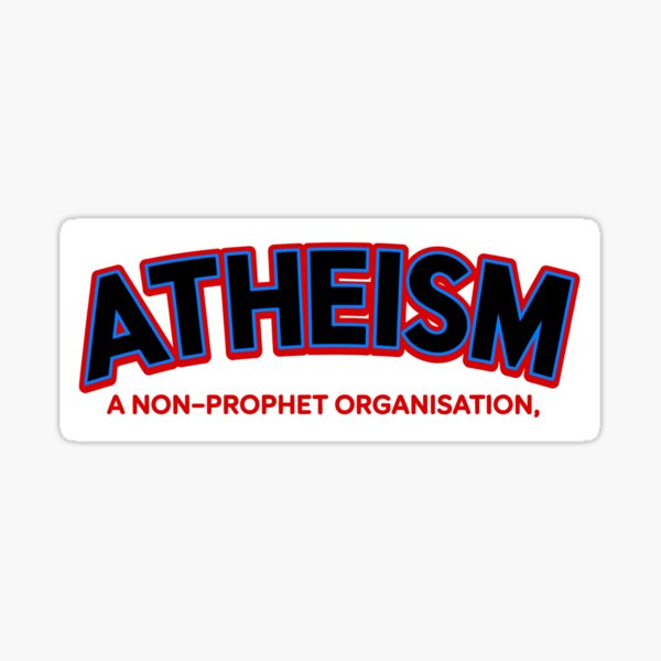 Artikel-Vorschau von Atheismus, designt und verkauft von Angry Swan Designs.