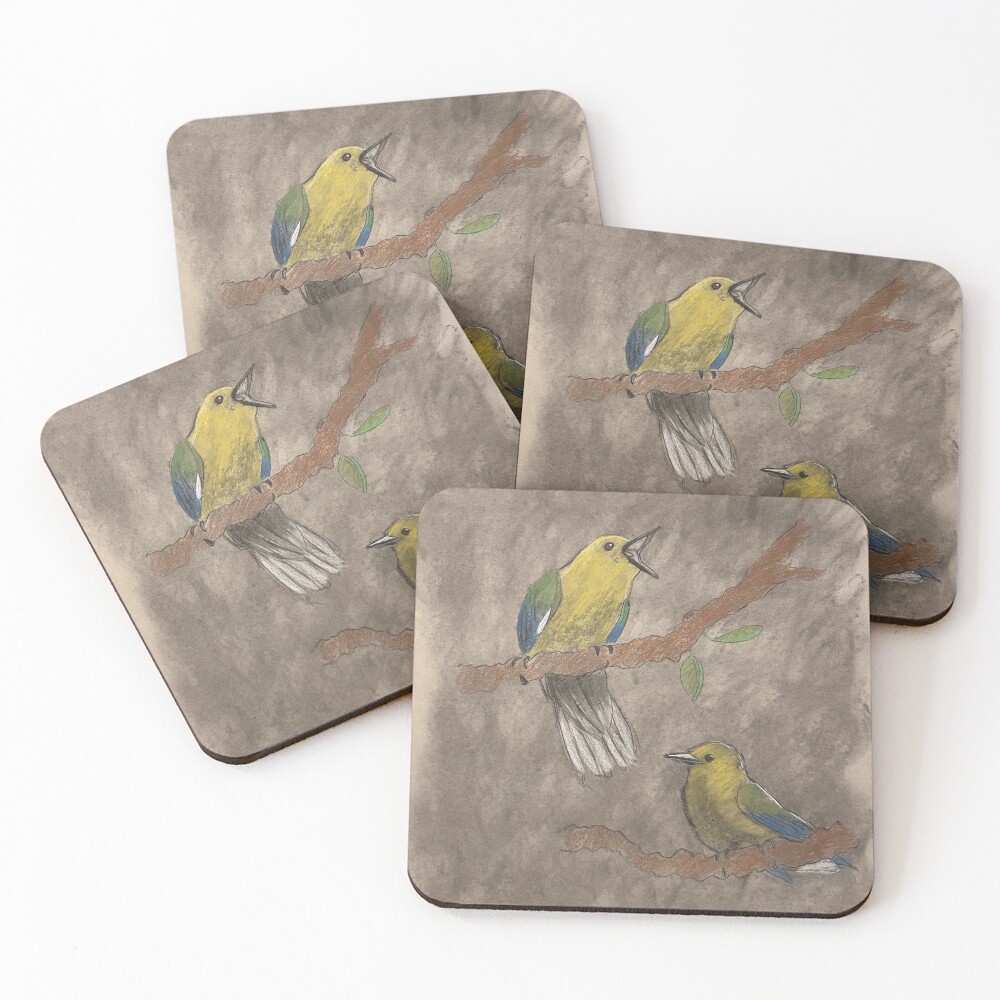 Item preview, Coasters (Set of 4) designed and sold by BirdsofBurbs.