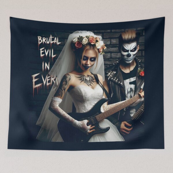 Item preview, Gothic Bride Guitar Couple designed and sold by Voodoo Store Paranormal Collections.