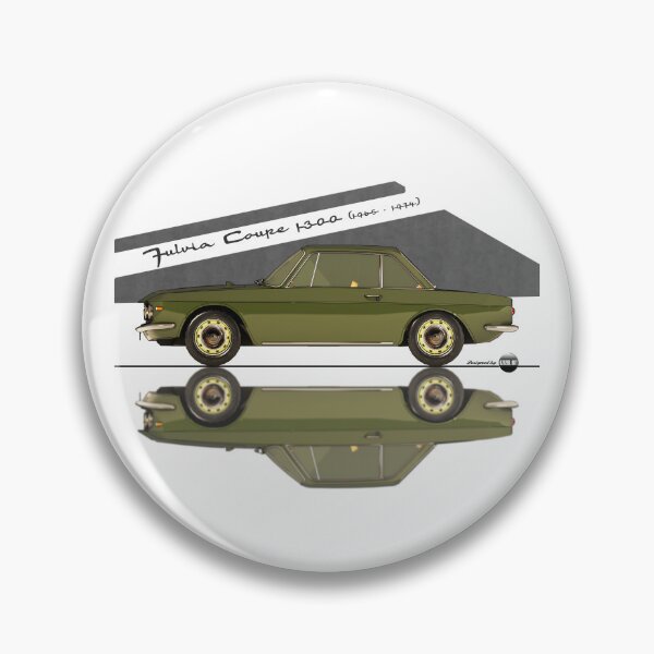Item preview, Fulvia Coupé 1300 - 1965 -1974 - (Verde Cascine) – Rally Roots in Style designed and sold by Azaziel.