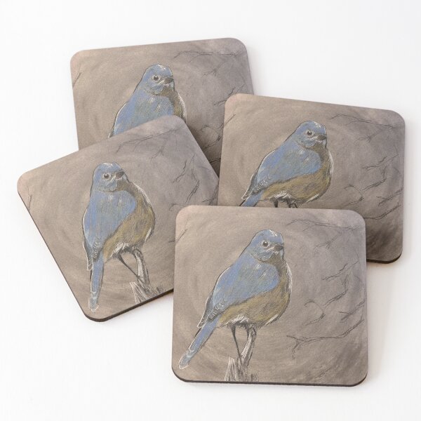 Item preview, Mountain Blue Bird Background designed and sold by BirdsofBurbs.