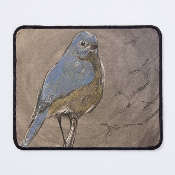Item preview, Mountain Blue Bird Background designed and sold by BirdsofBurbs.