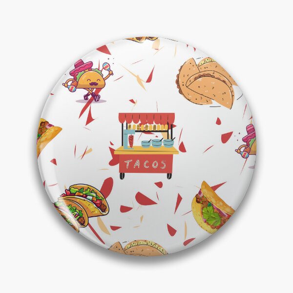 Item preview, Taco Party Pattern with Spicy Dried Chili Vibes designed and sold by JustMerry.