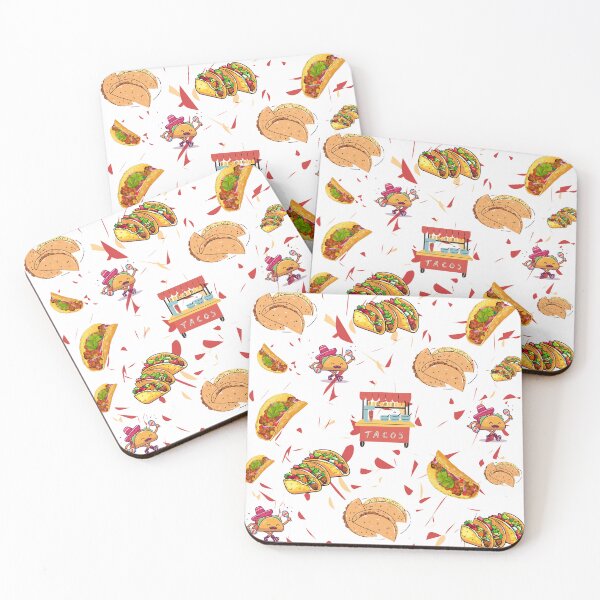 Item preview, Taco Party Pattern with Spicy Dried Chili Vibes designed and sold by JustMerry.