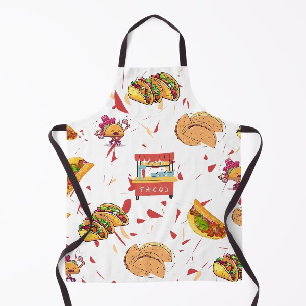 Item preview, Taco Party Pattern with Spicy Dried Chili Vibes designed and sold by JustMerry.