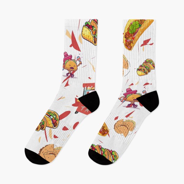 Item preview, Taco Party Pattern with Spicy Dried Chili Vibes designed and sold by JustMerry.