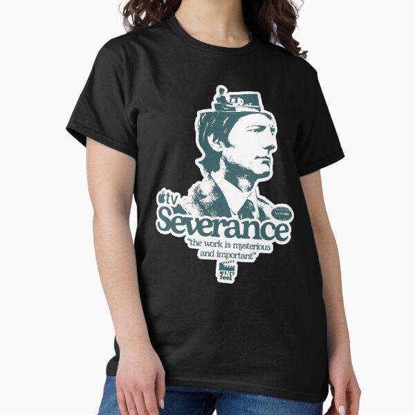Artikel-Vorschau von Severance – T-Shirt mit Zitat „Invisible Leash“ von Mark Scout II, designt und verkauft von CineFeelDesign.