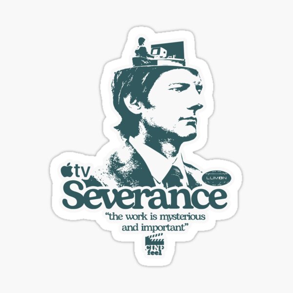 Item preview, Severance – T-Shirt mit Zitat „Invisible Leash“ von Mark Scout II designed and sold by CineFeelDesign.
