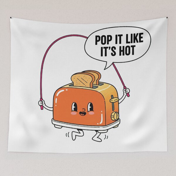 Item preview, Pop It Like It's Hot Toaster designed and sold by Owcomm.