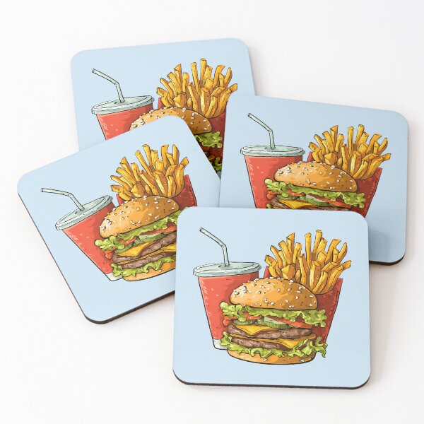 Item preview, Burgers and Fries designed and sold by aeaeaeae.