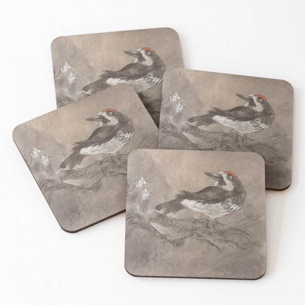 Item preview, Acorn Woodpecker Background designed and sold by BirdsofBurbs.