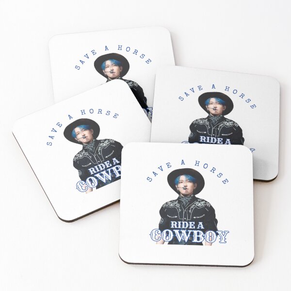 Item preview, Ride a cowboy ‘Kim hongjoong’ ateez || ateez merch, gift for atiny, atiny merch, ateez fan art, gifts for kpop fans, kpop gift, gift for her designed and sold by Thekpopkids.