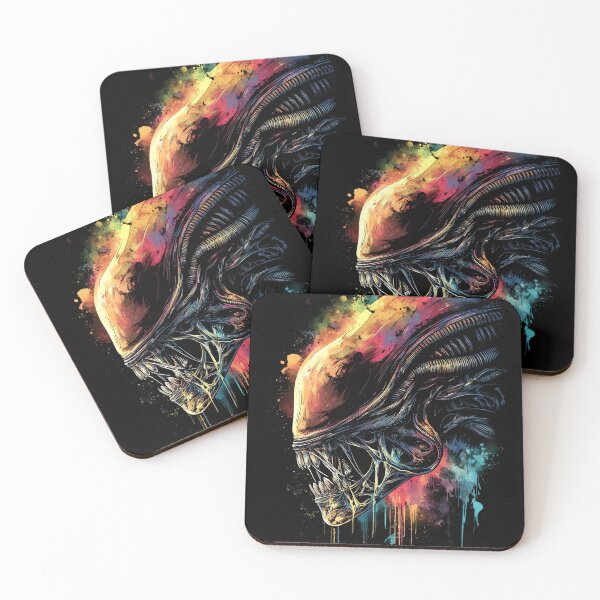 Item preview, Xenomorph Alien Franchise Romulus Sci-fi colorful design designed and sold by Senpaiwaves.