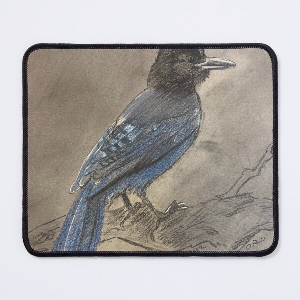 Item preview, Steller's Jay Background designed and sold by BirdsofBurbs.