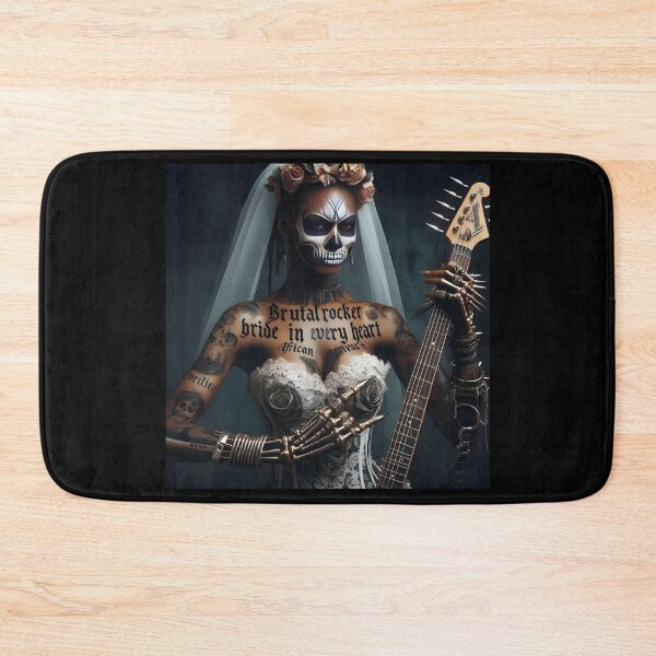 Item preview, Gothic Skull Bride Guitar designed and sold by Voodoo Store Paranormal Collections.