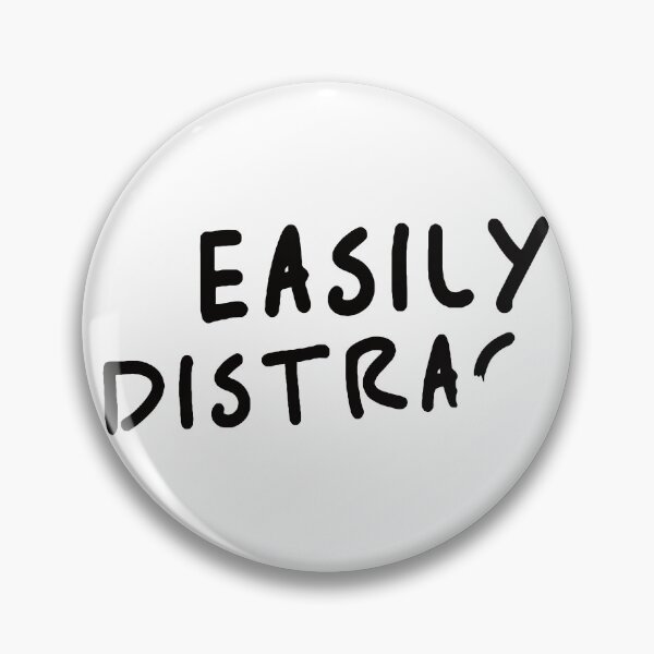 Item preview, Easily Distracted designed and sold by Angry Swan Designs.