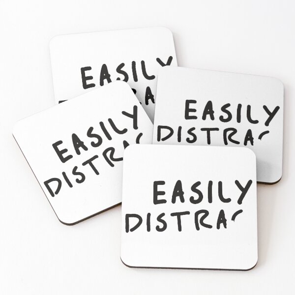 Item preview, Easily Distracted designed and sold by Angry Swan Designs.