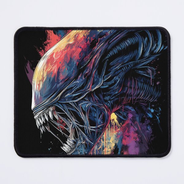 Item preview, Xenomorph Alien Franchise Romulus Sci-fi colorful design designed and sold by Senpaiwaves.