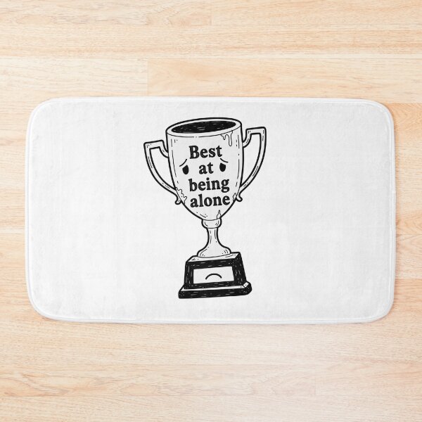 Item preview, Best at Being Alone Trophy designed and sold by Owcomm.