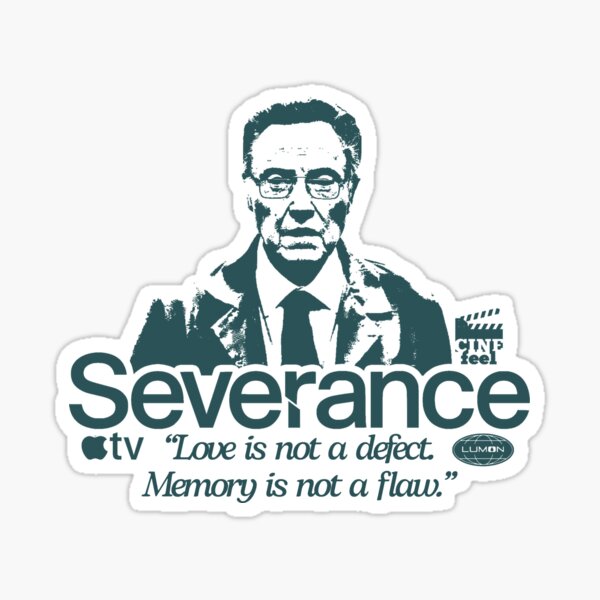 Artikel-Vorschau von Severance – Burt Goodman Tribute Design, designt und verkauft von CineFeelDesign.