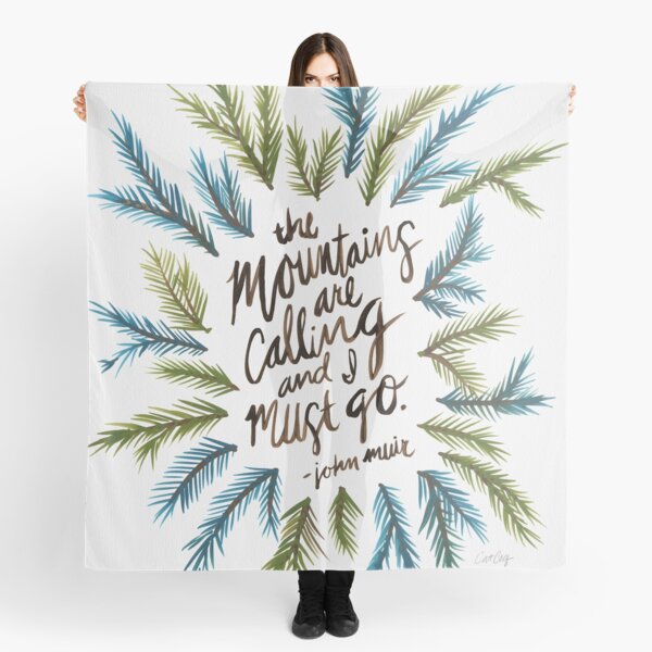 Mountains Calling Scarf