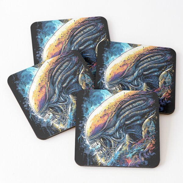 Item preview, Xenomorph Alien Franchise Romulus Sci-fi colorful design designed and sold by Senpaiwaves.
