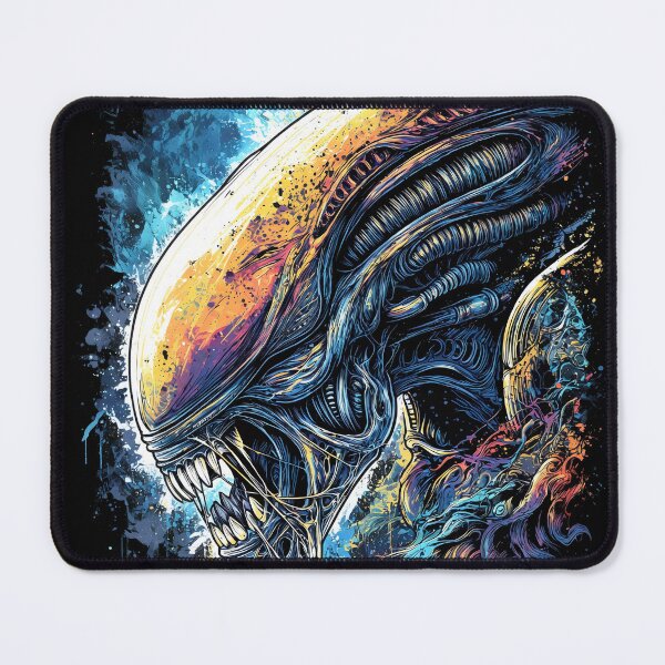 Item preview, Xenomorph Alien Franchise Romulus Sci-fi colorful design designed and sold by Senpaiwaves.