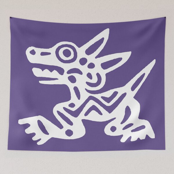 Item preview, Mayan Dog - White/Violet  designed and sold by imageresource.