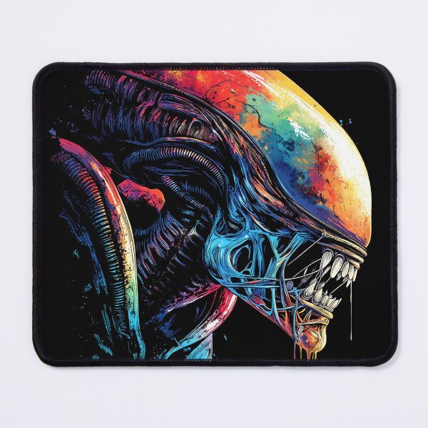 Item preview, Xenomorph Alien Franchise Romulus Sci-fi colorful design designed and sold by Senpaiwaves.