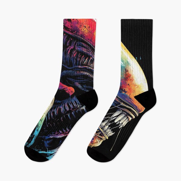 Item preview, Xenomorph Alien Franchise Romulus Sci-fi colorful design designed and sold by Senpaiwaves.