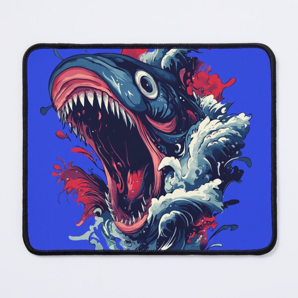 Item preview, Oceanic beast surrounded by red splashes designed and sold by JustaKiss822.
